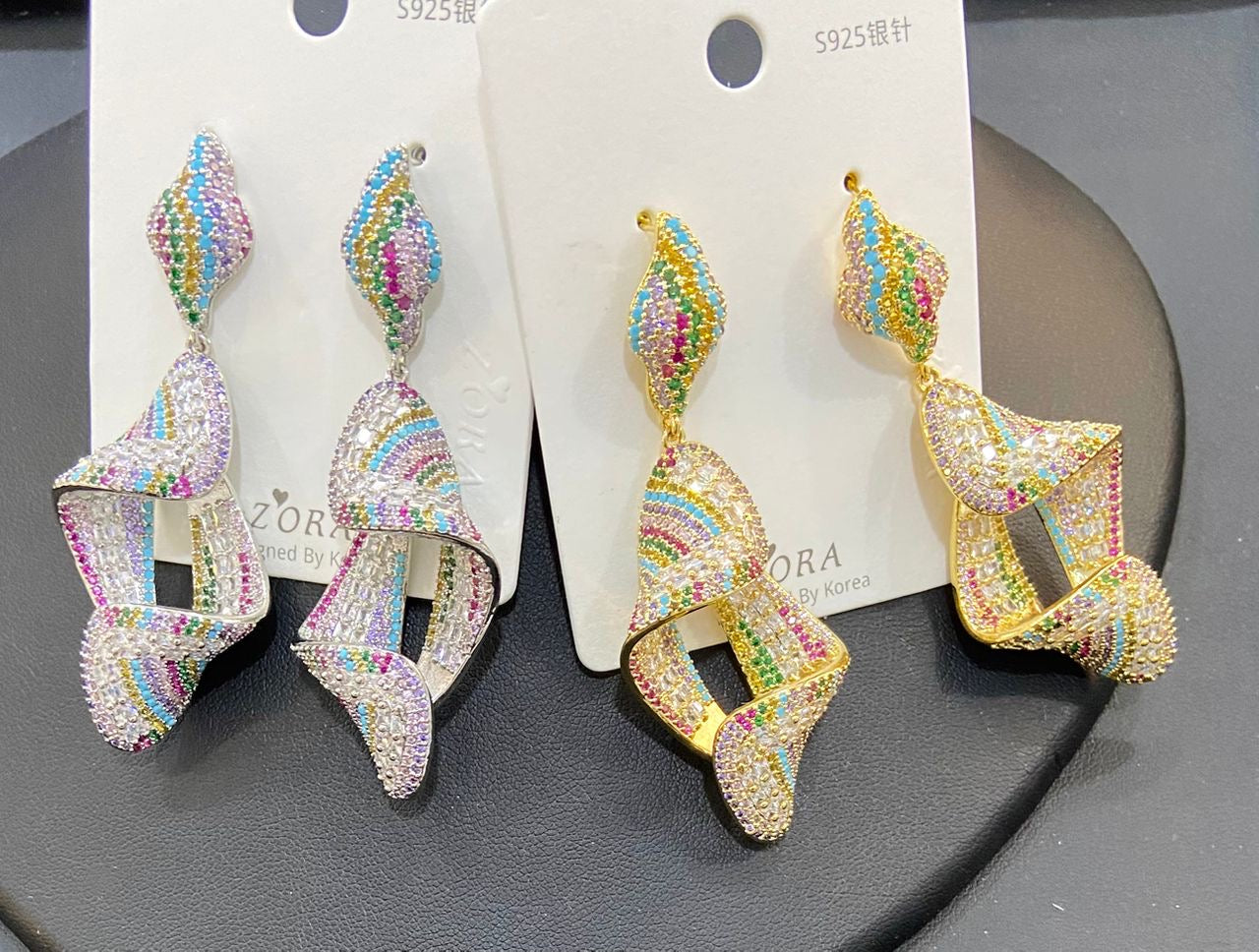 Aurique Zirconia Earrings 1040