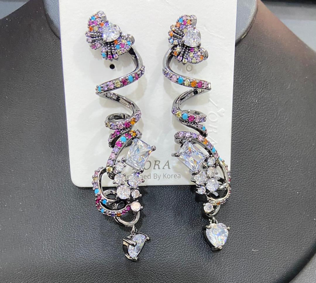 Aurique Zirconia Earrings 1036