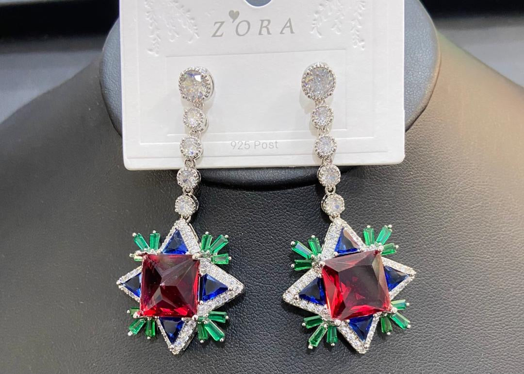 Aurique Zirconia Earrings 1039