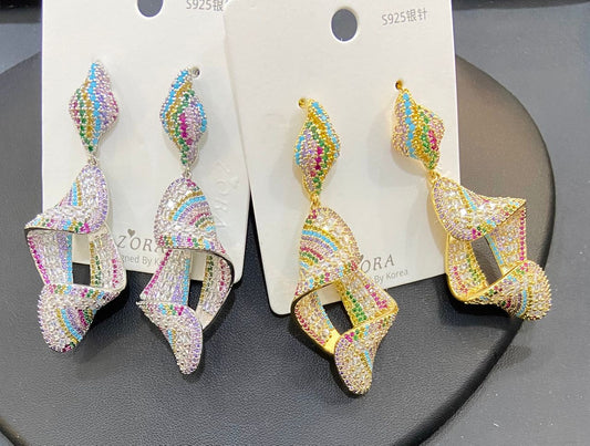 Aurique Zirconia Earrings 1040