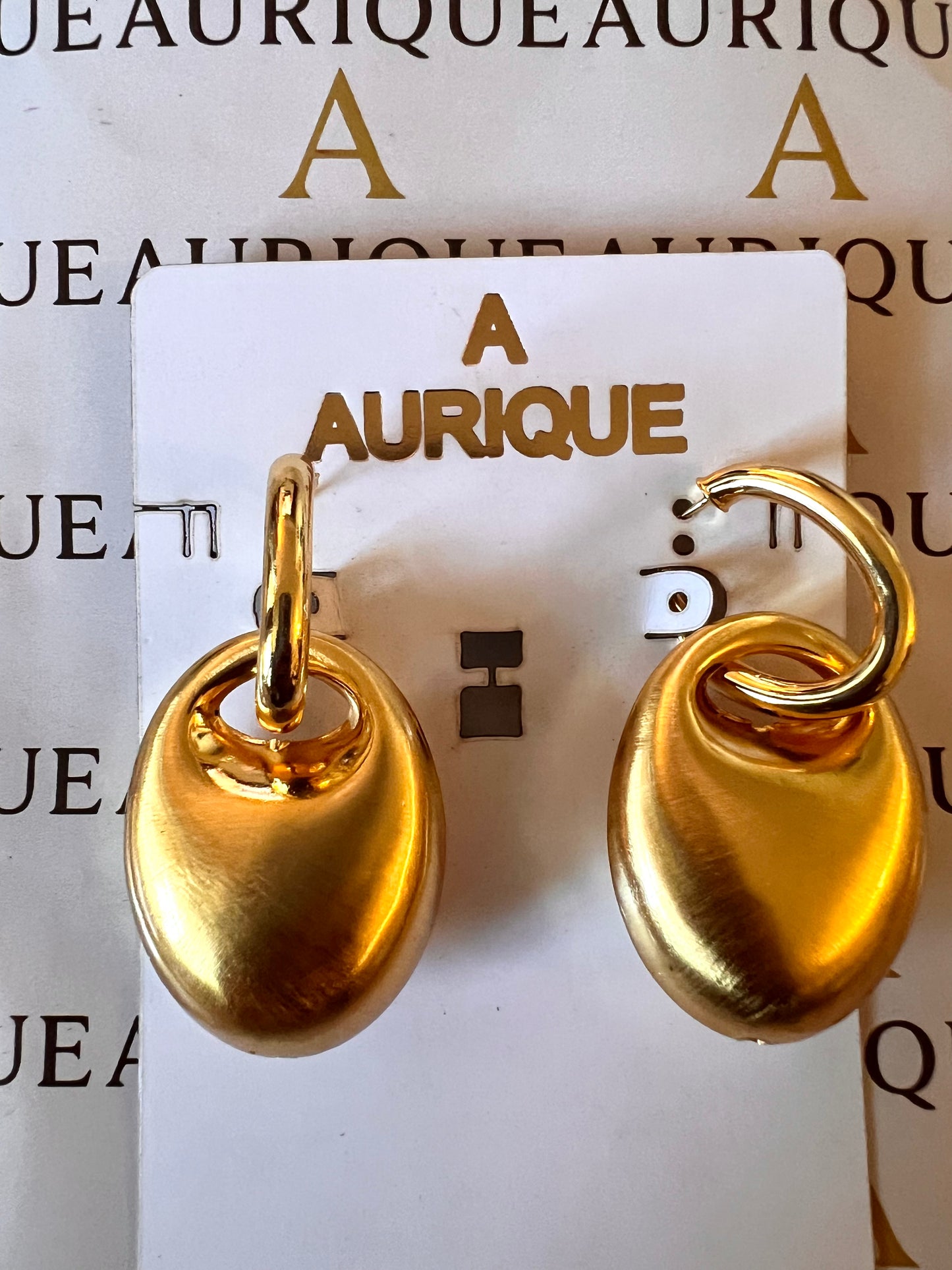 Round Rhombus Earring