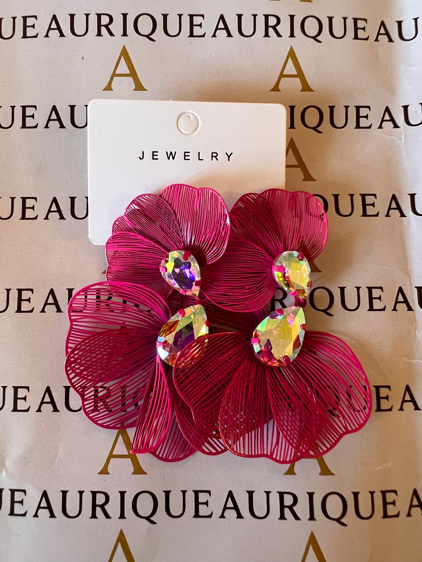 Aurique Flower Earrings 1006