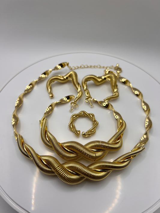 Twisted Gold Set