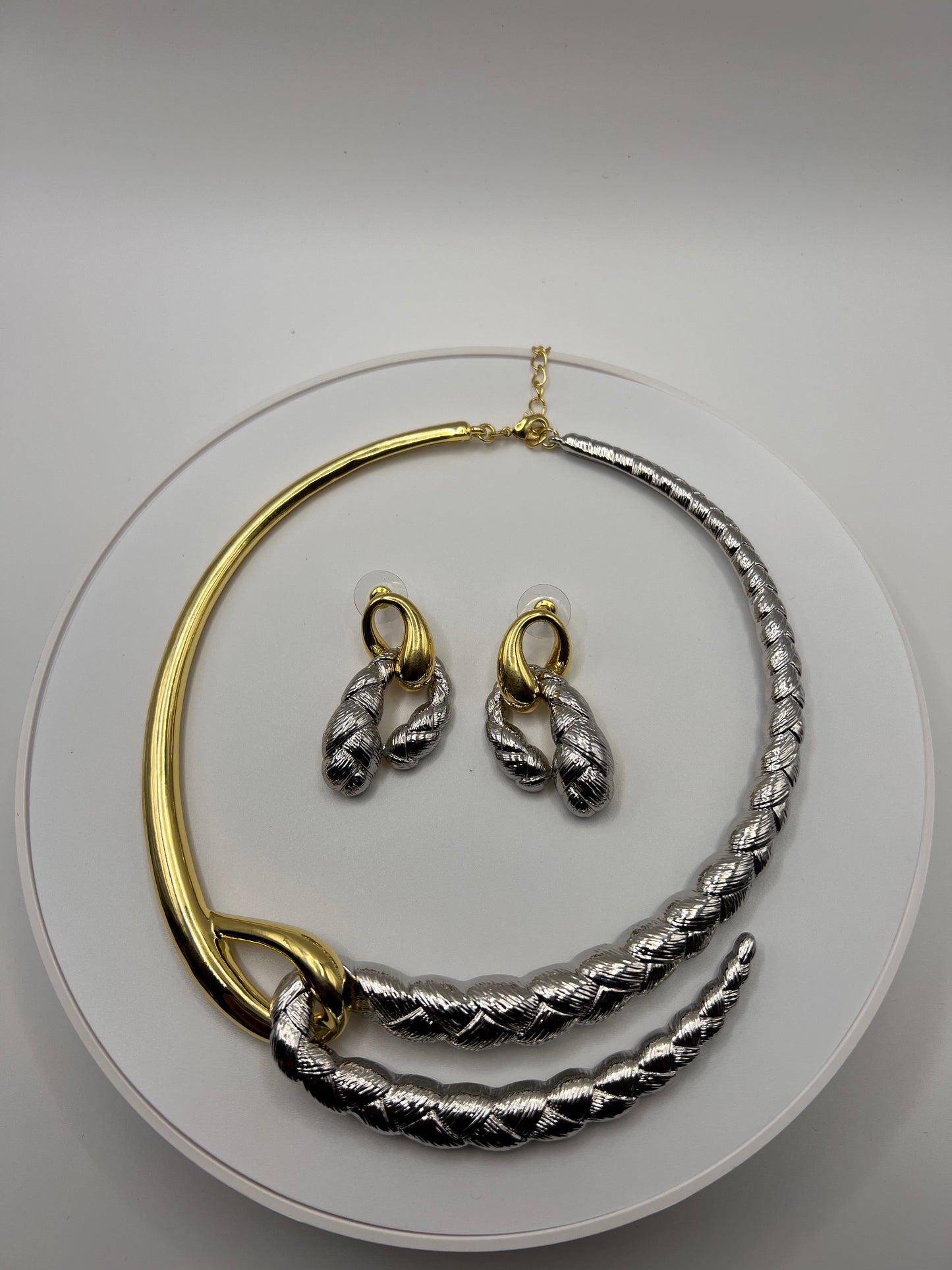 Silver and Gold curved set