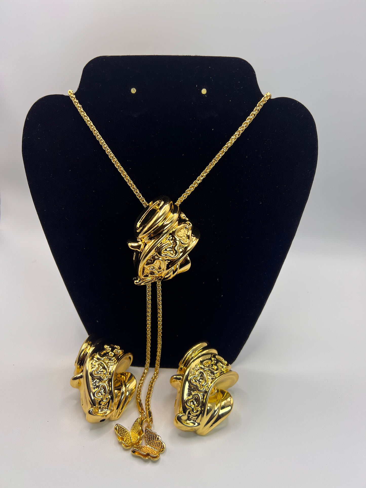 Long Chain Gold Costume Set