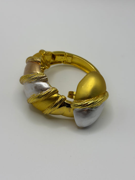 Three Tone Bloom Bracelet