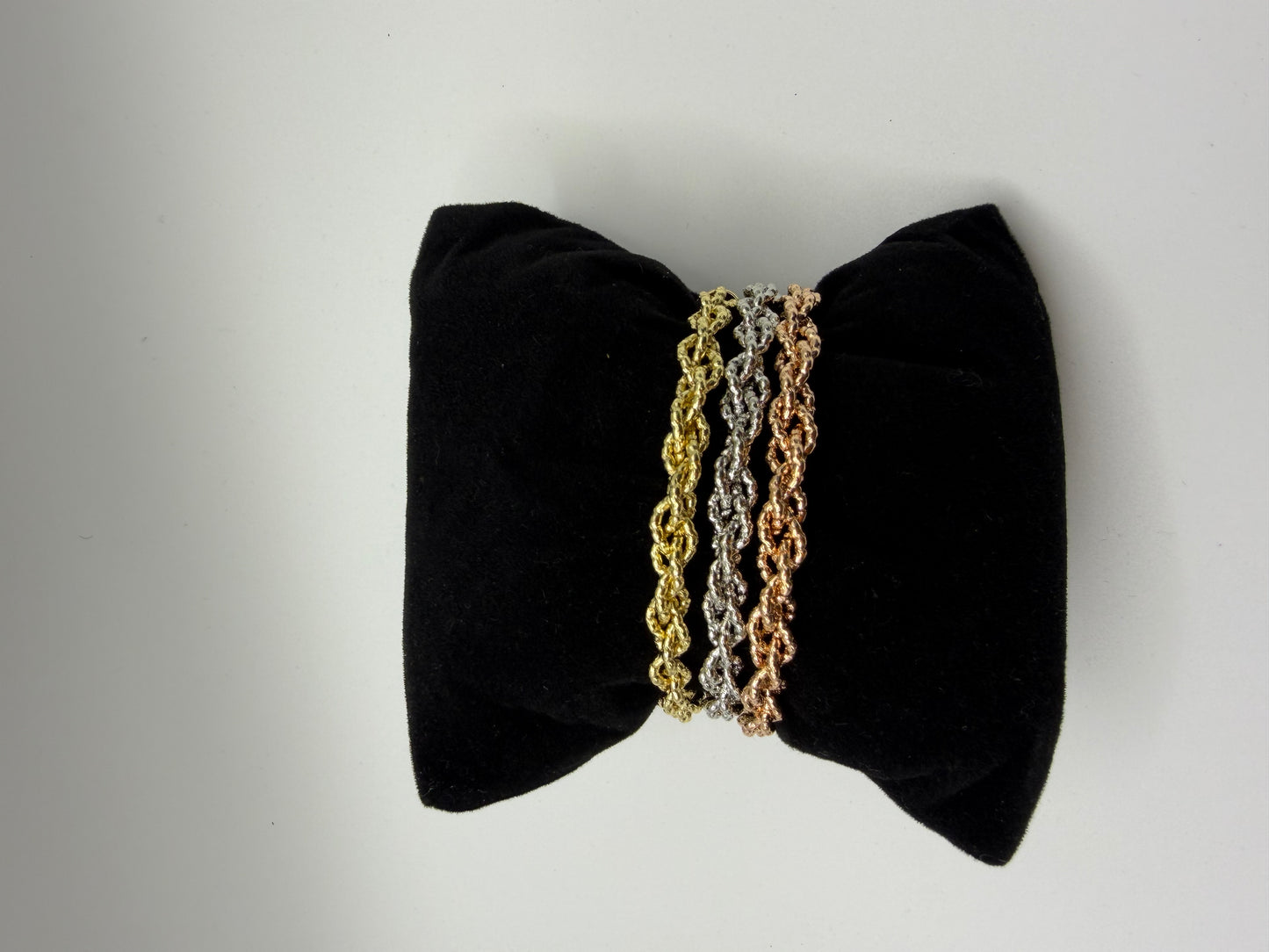 Three Tone Twisted bracelet