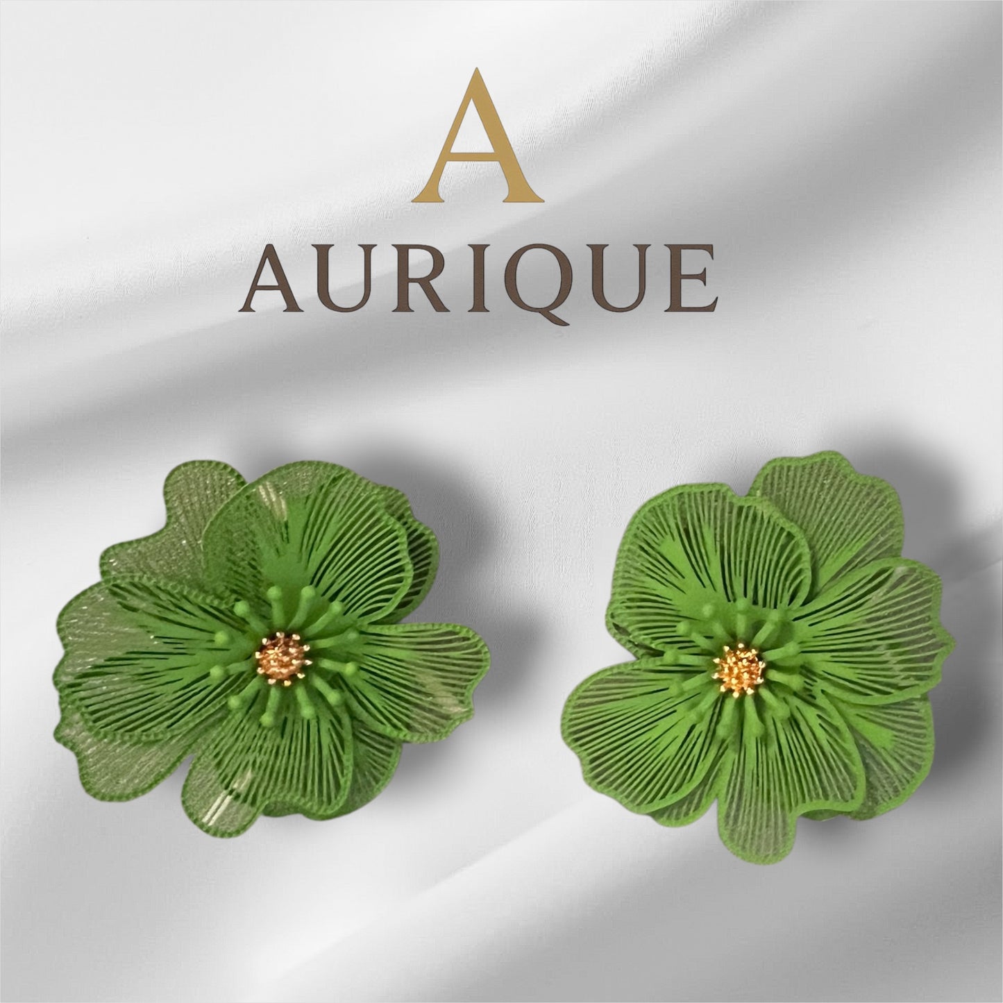 Aurique Flower Earrings 1004