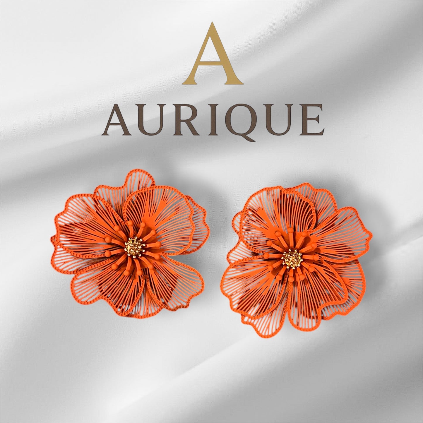 Aurique Flower Earrings 1004