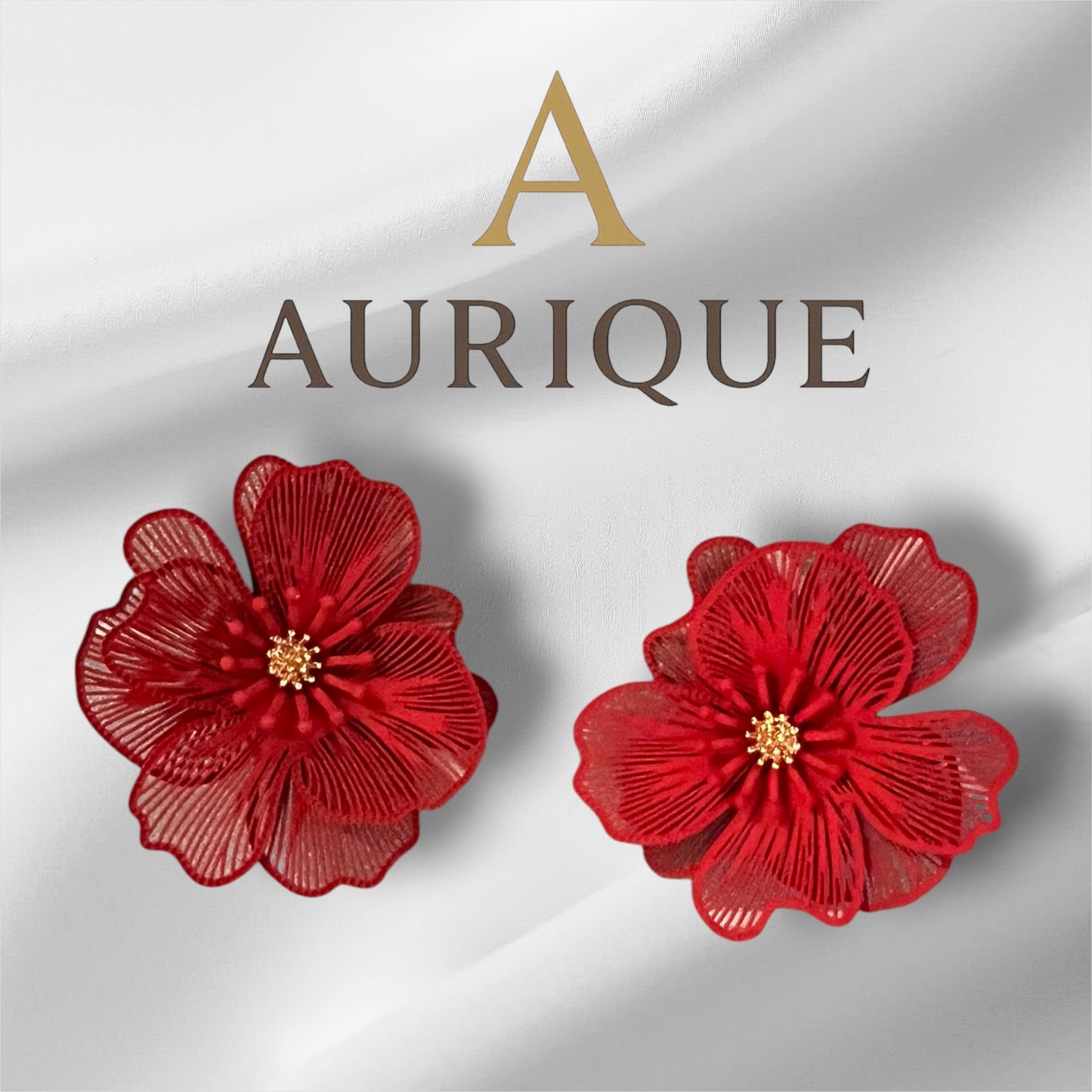 Aurique Flower Earrings 1004