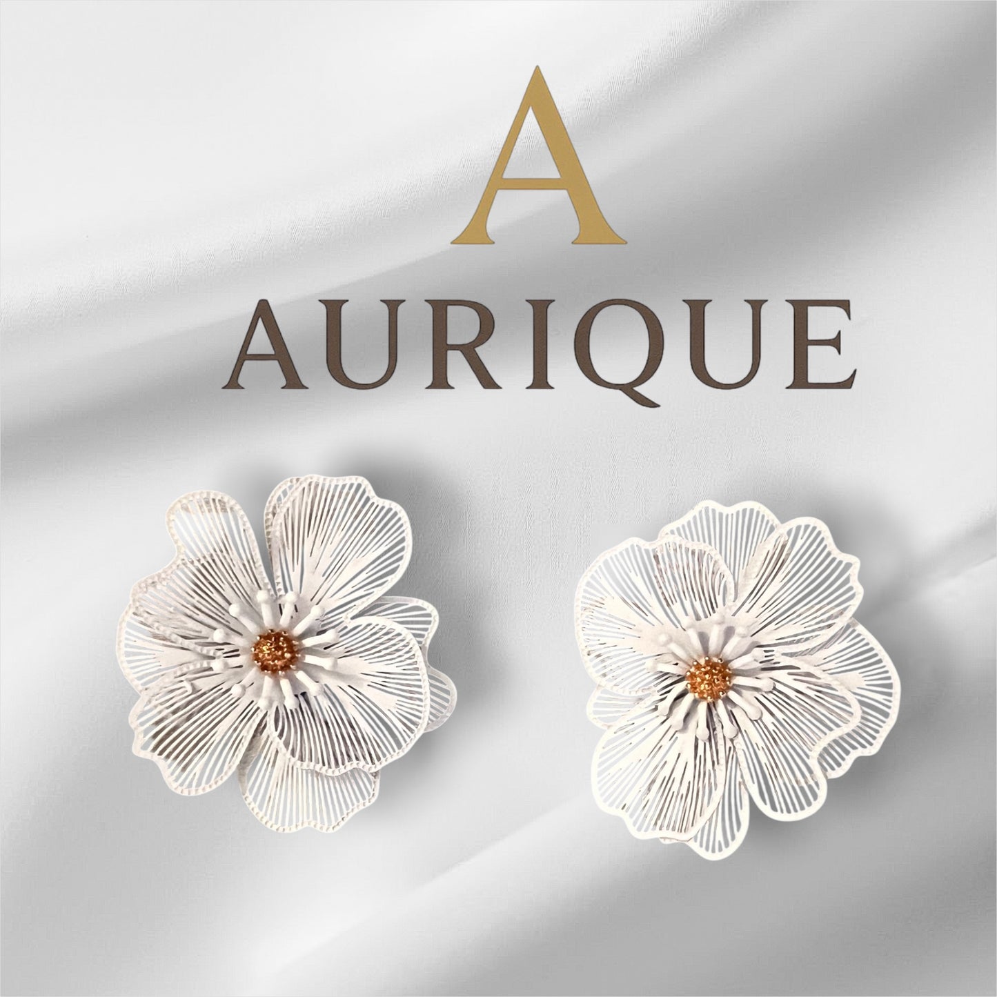 Aurique Flower Earrings 1004