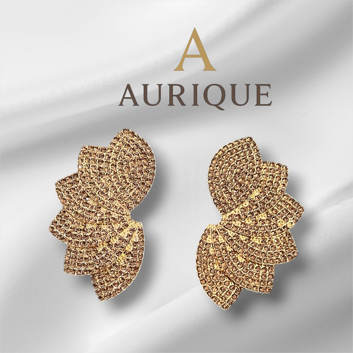 Floral Fan Earring