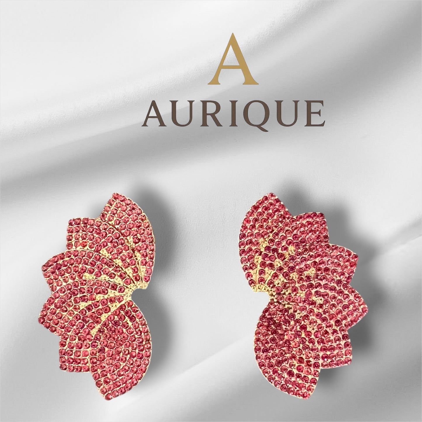 Floral Fan Earring