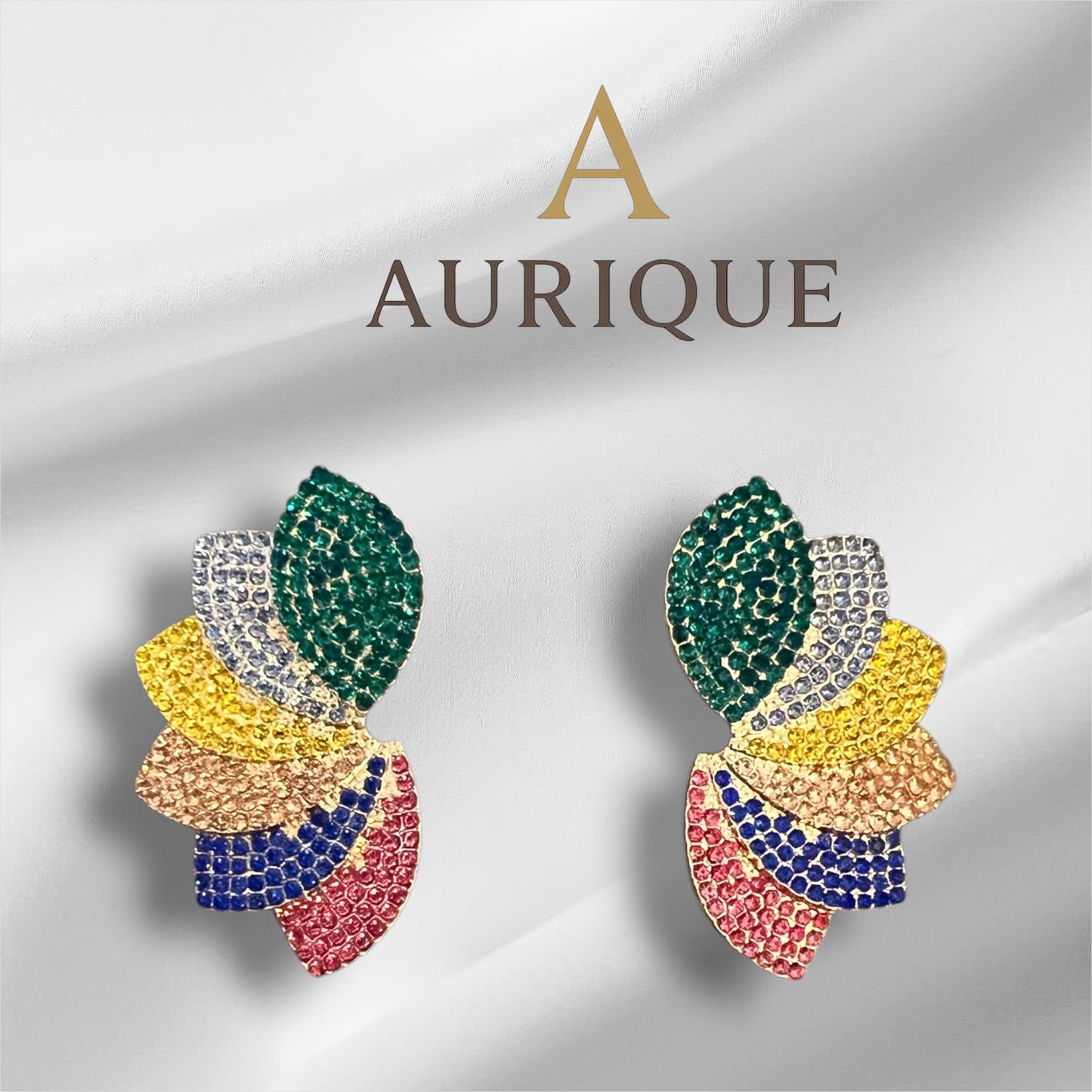 Floral Fan Earring