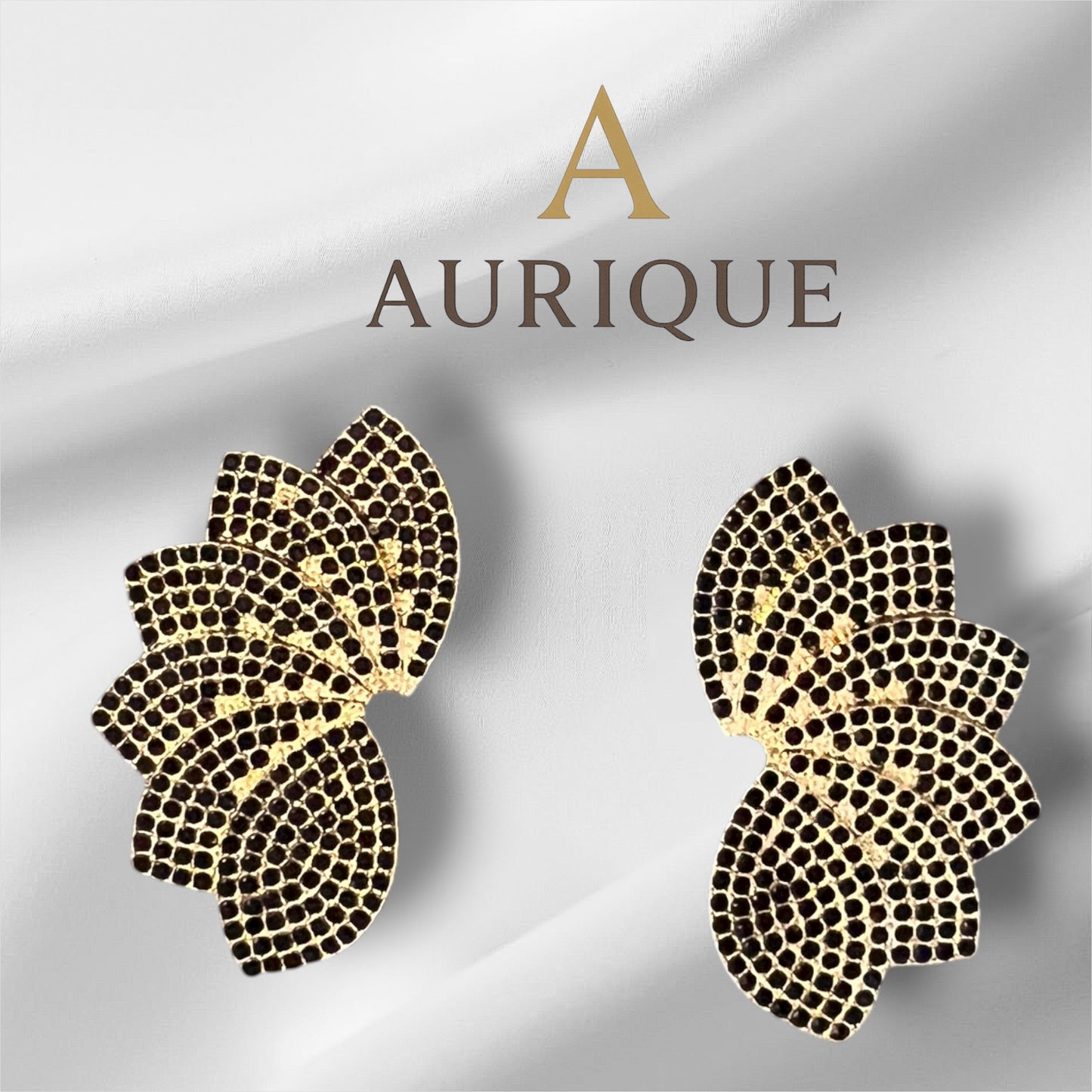 Floral Fan Earring
