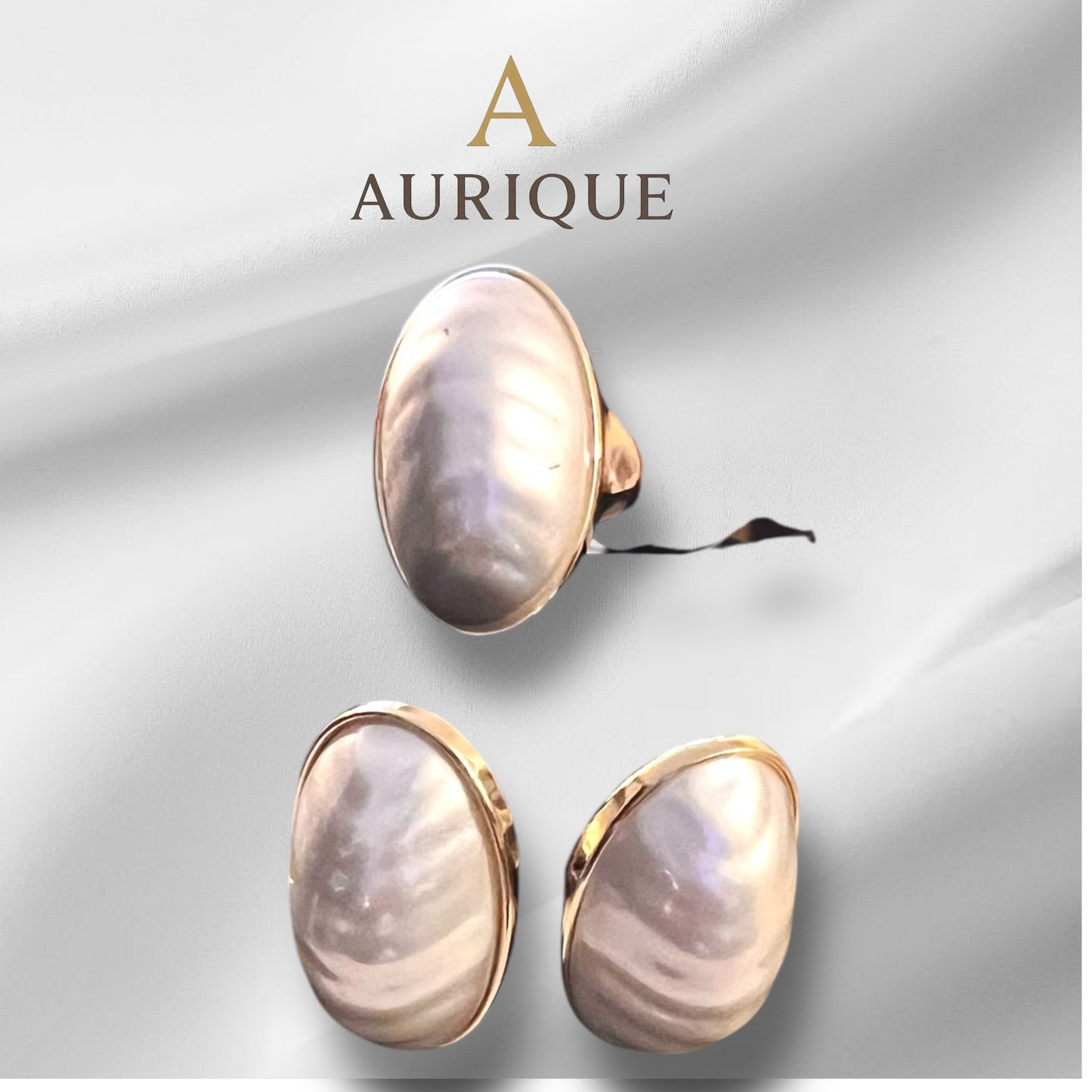 Pearl Earring With Ring