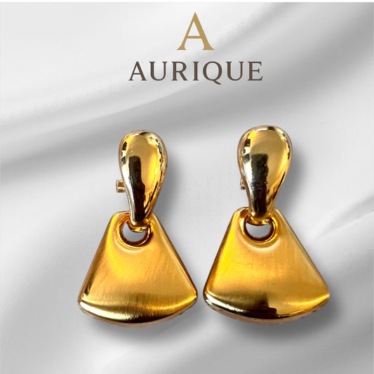 Gold Rhombus Earring