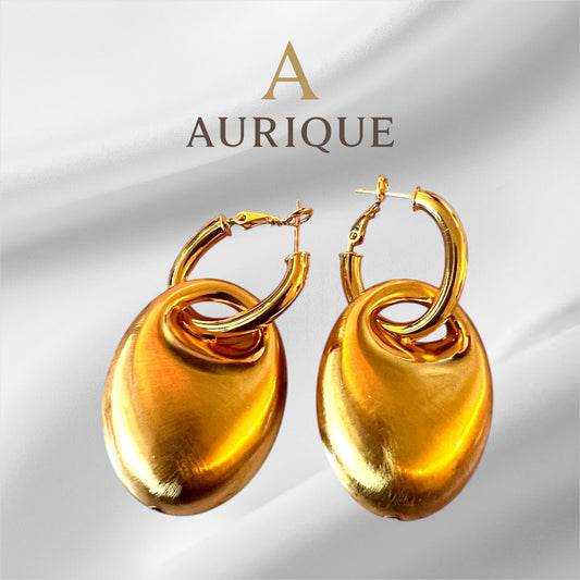 Round Rhombus Earring