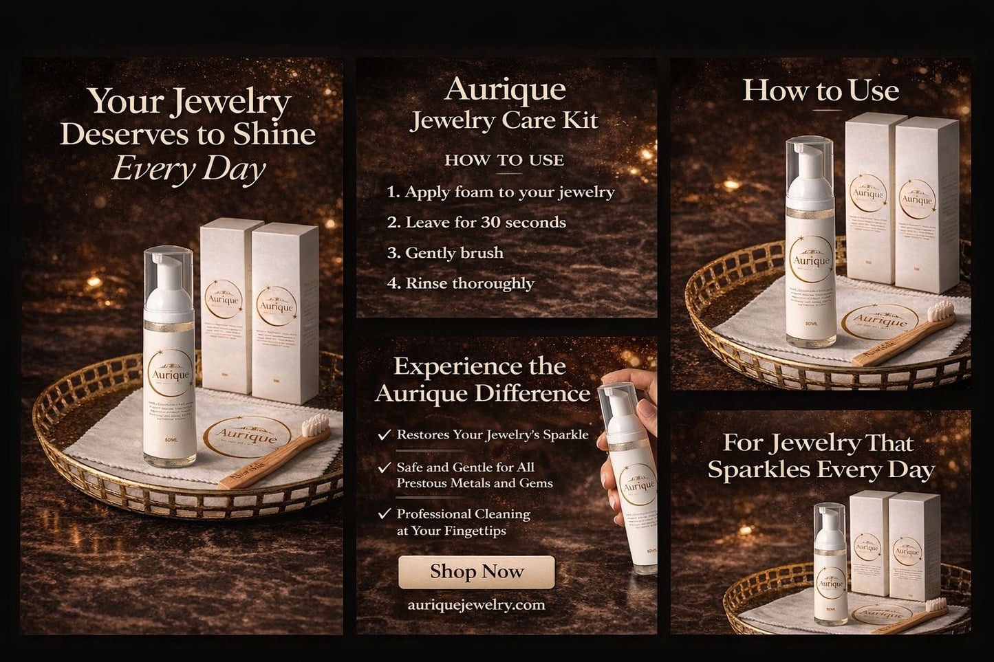 Aurique Jewelry Care