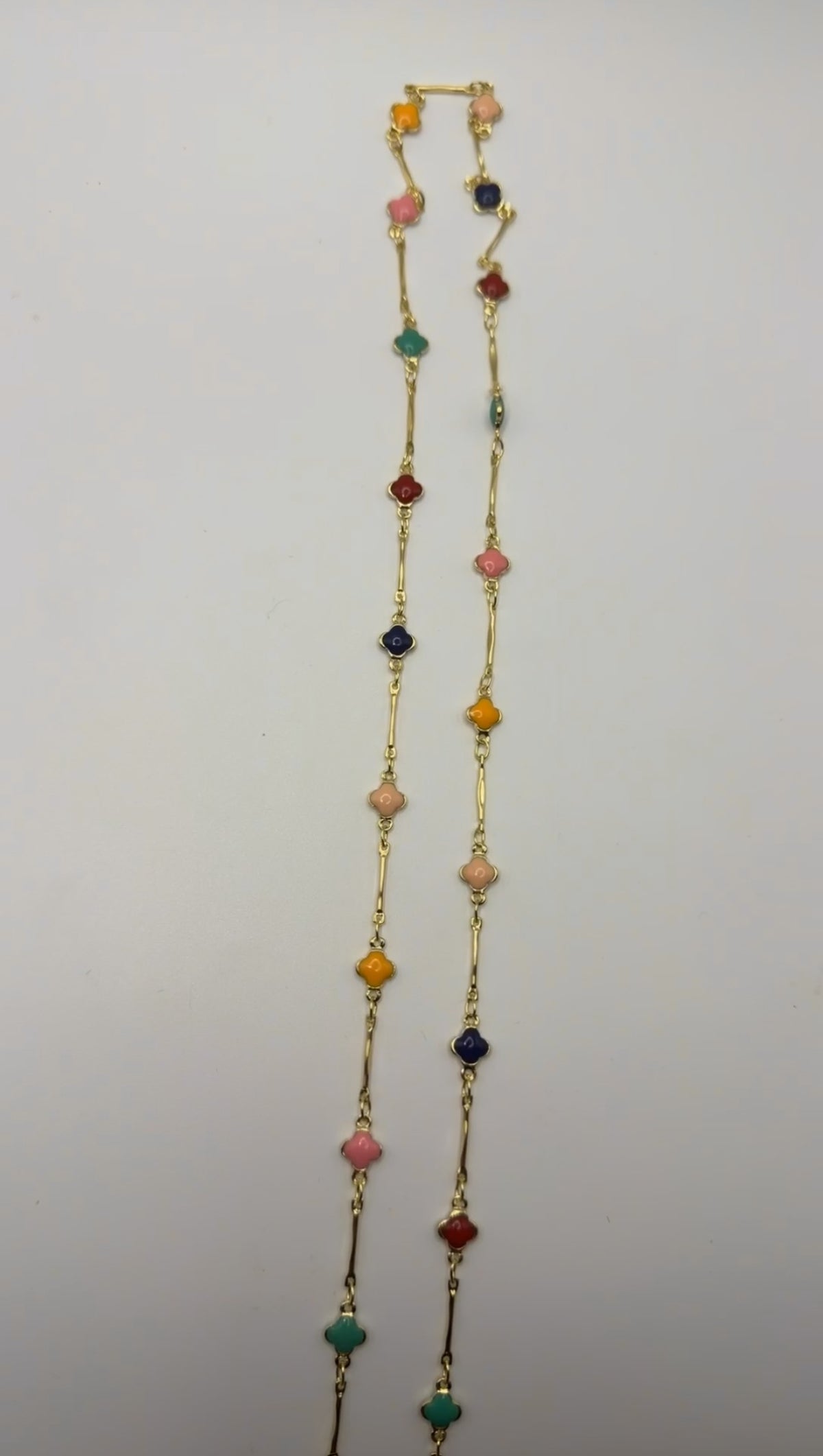 Multicolour Clover Waist Chain