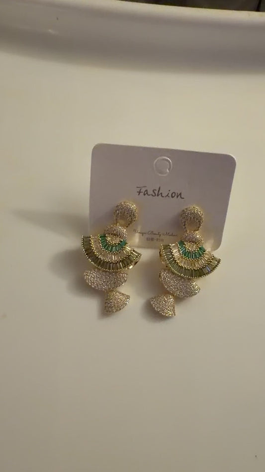 Aurique Zirconia Earrings 1026