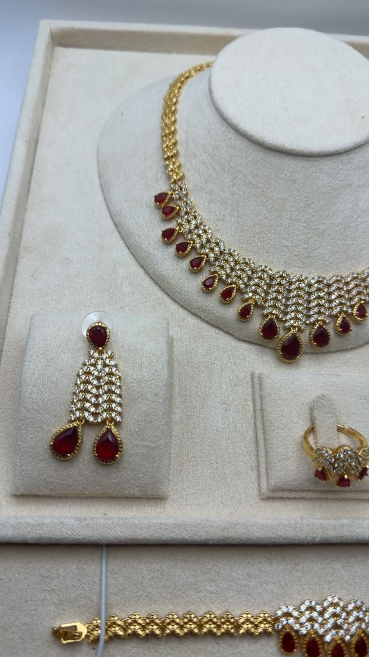 Aurique zirconia set 1042