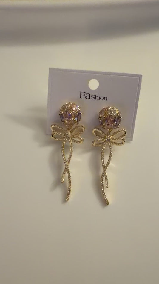 Aurique Zirconia Earrings 1022