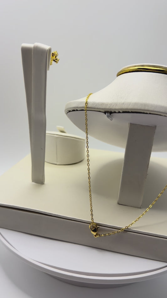 Aurique Itallian Earrings and pendant 1050